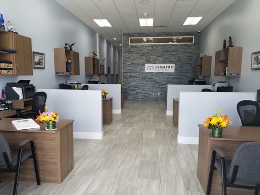 Speakers installed with seperate sound controls in offices & breakroom.  We use Sonos for the music...our team loves selecting tunes!