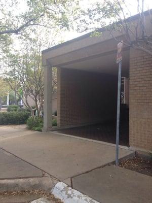 Front of the library