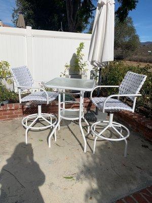 Patio Furniture, Bistro set