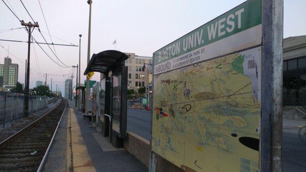 Boston University West MBTA