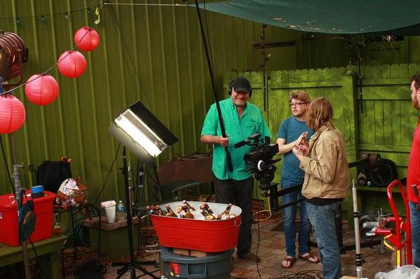 On the set of "Pick Different" a spot for Redd's Apple Ale