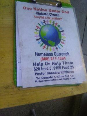 One Nation Under God Christian Church Outreach Ministry