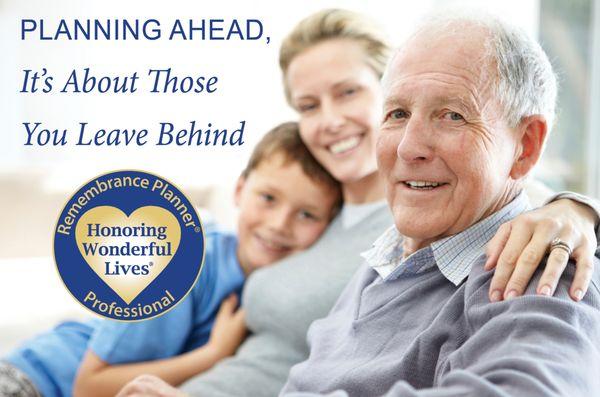 One of the most loving things to do for your loved ones is to prearrange your funeral or cremation services.