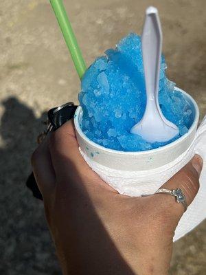 Blue coconut