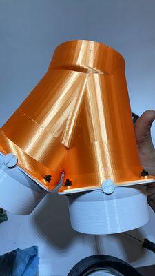 some venting parts with flapper shut off valves