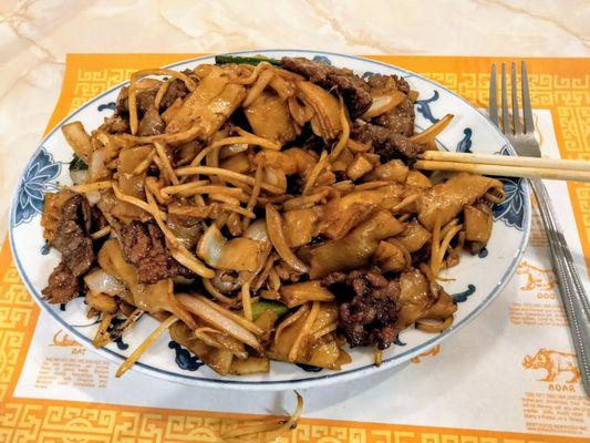Beef chow fun -- excellent, authentic, and yummy!!!