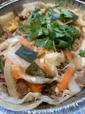 Pork & Kimchi tacos