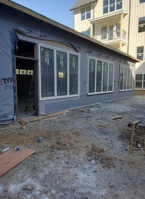 VM Brothers House Wrap Installation