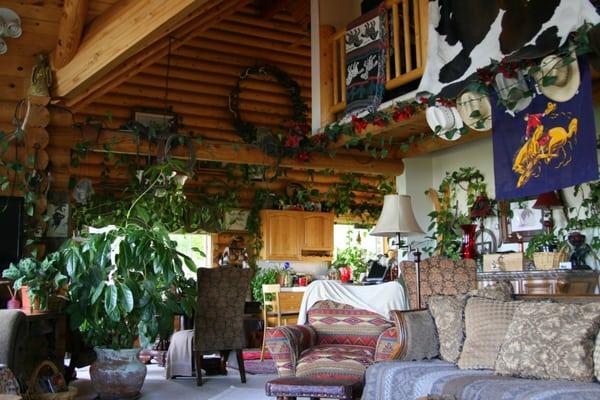 The amazing Western-themed interior.