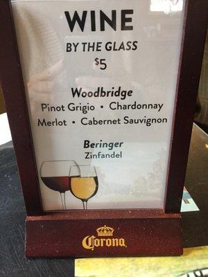 The wine in the convenience store has a nice selection