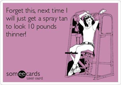 All my ladies (and men) leave feeling 10 pounds lighter. A little bronze is great for self esteem.