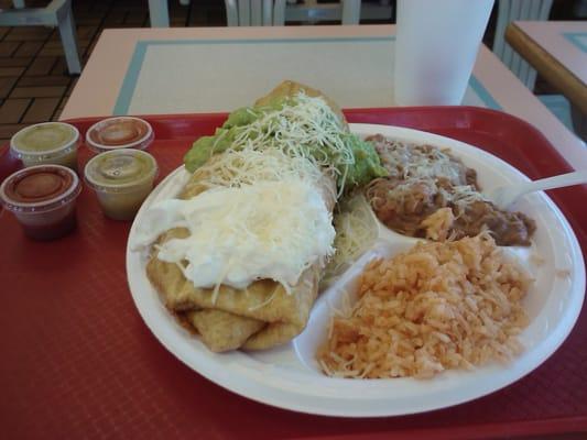 Chimichanga Meal