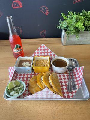 The best Birria Taco's ever! Definitely going back, service was great.