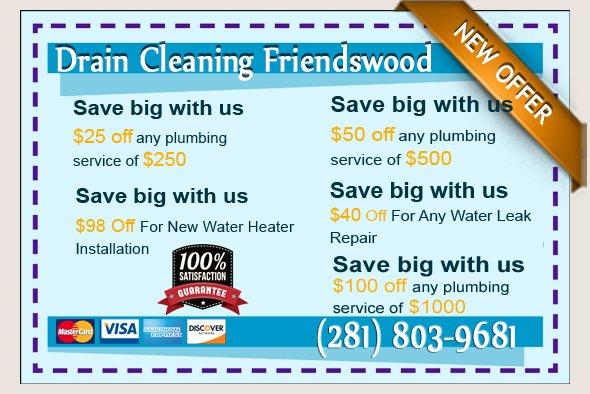 Drain Cleaning Friendswood TX