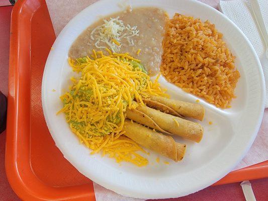 Taquitos plate