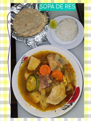 Sopa de res