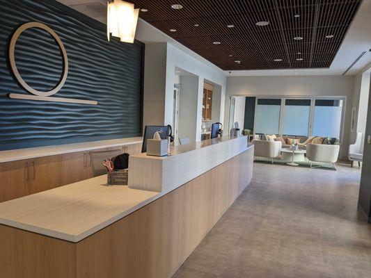 Front Desk of the Prenuvo Bethesda Clinic