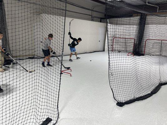 The team getting it in in open session