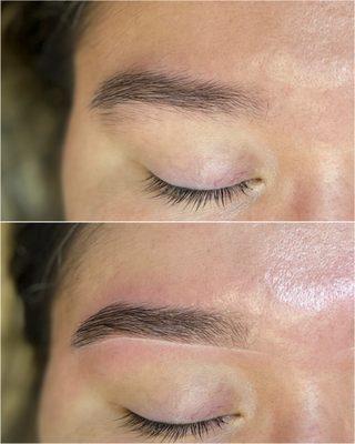 Brow wax Cleanup