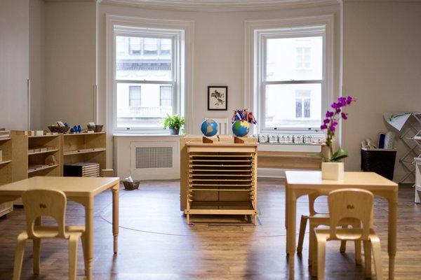 Our Mandarin-immersion, Montessori classrooms at the Museum Mile campus in the Upper East Side.
