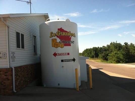 Amazing curds and fresh-pressed Colby!