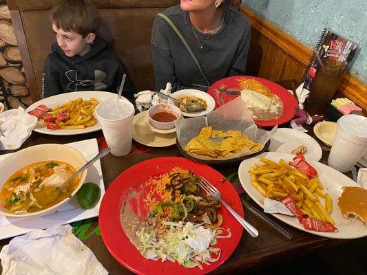 We ordered everything but huge portions!