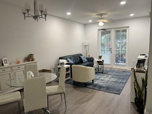 Lovely spacious apartments and beautiful views.