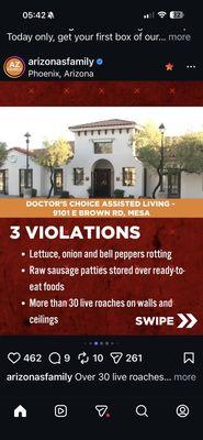 Crawling with roaches!