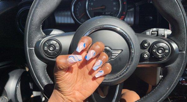 Nail Art by Hollywood Nails. They look amazing. Definitely going back.