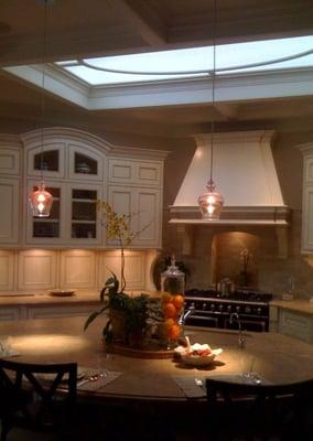 Custom Kitchen with Skylight