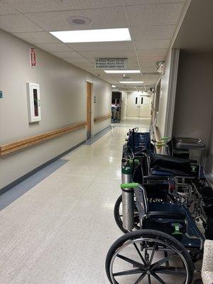 Outside the 1st floor waiting room