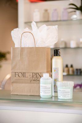 Davines products we sell in our store