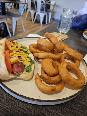 The Dog with Onion Rings