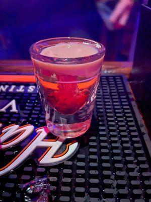 Abortion drinks (bailes, butter S/ and granadina)