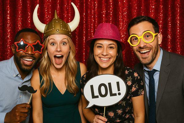 Photo booth keepsakes so guests remember your event and the joyful memories! Book Today at www.silverliningspbflorida.com