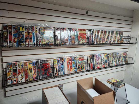 Rotating stock of Golden to Modern Age Comic Books.