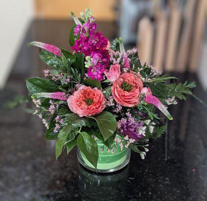 All the materials were included in Carol's floral arrangement class. 10/10 recommend you sign up!