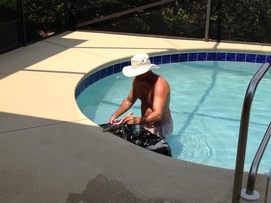 Pool Deck Painting