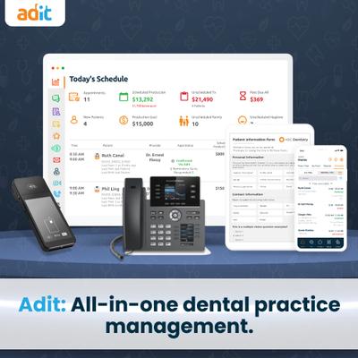 All-in-one dental practice management software.