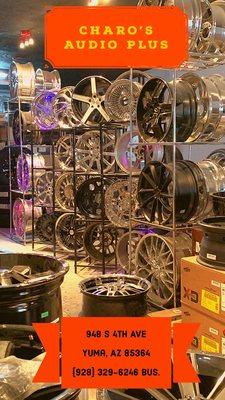 This is the wheel rim area.