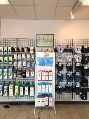 Aetrex foot analysis machine.