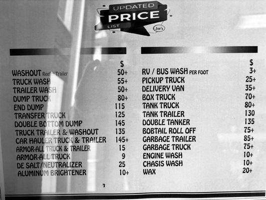 Joe's Truck Wash & Lube