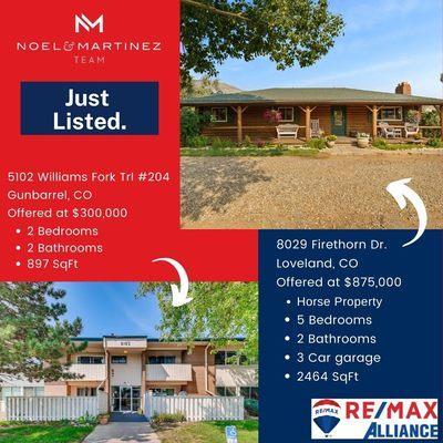 Just Listed Properties
