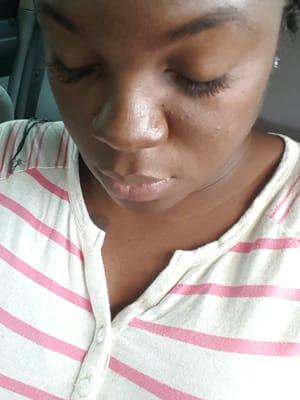 These lashes are size 14 with a curl.