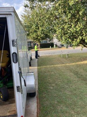 Blade edging for your sidewalks and driveways