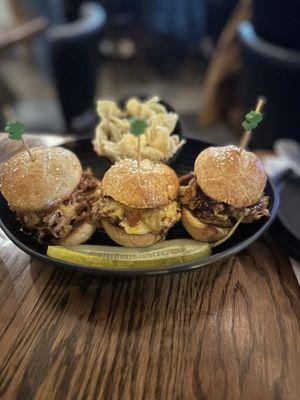 Short rib sliders from the specials menu. Amazing.