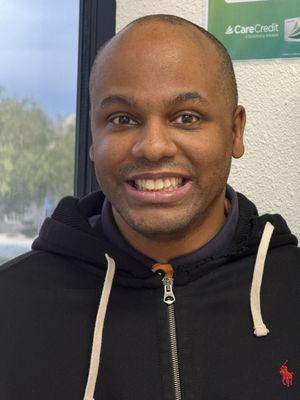 My son after his deep cleaning; no cavities Jevary! Keep up the great job!