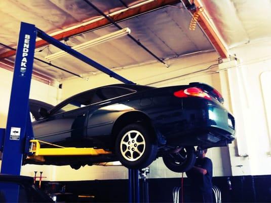 They're taking care of her...