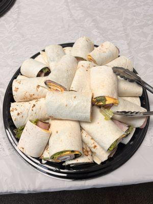Sandwich rolls, catering style