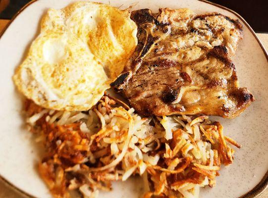 Porkchops Breakfast